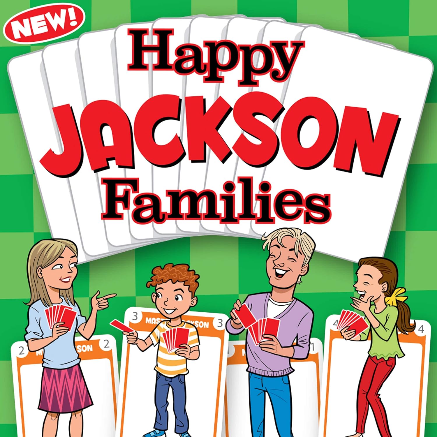 The New Happy Families Personalised Family Card Games: Jackson Family Edition