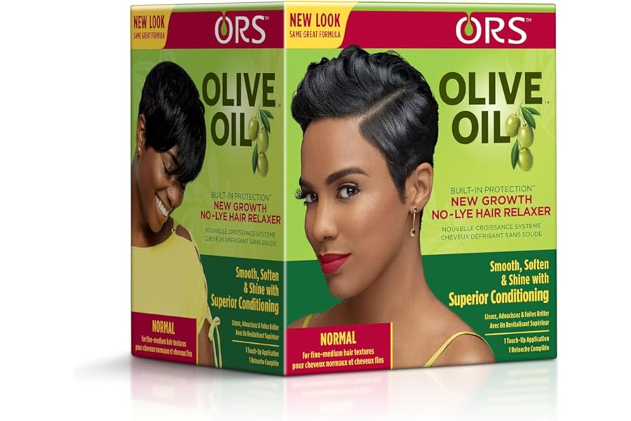 ORS Olive Oil Built In Protection New Growth No-Lye Hair Relaxer Normal Strength
