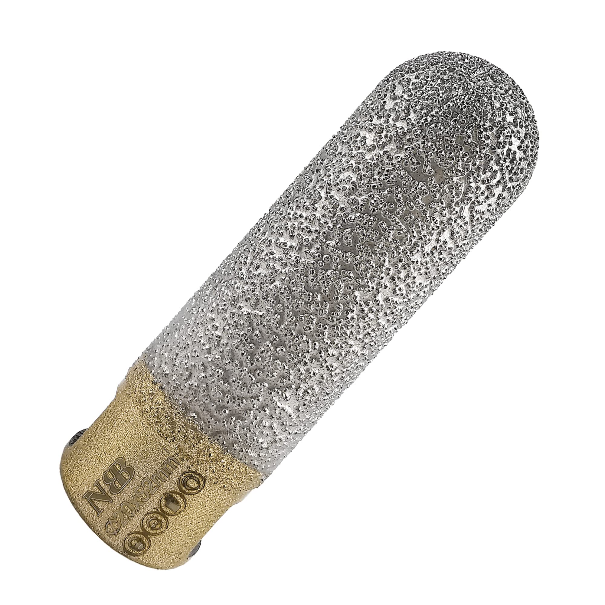 NBB Diamond Milling Cutter with M14, Diamond Finger bit, Diamond Chamfer bit, Diamond Router Bit for Enlarging and Shaping Hole on Porcelain, Ceramic, Tile, Granite, Marble, Wet or Dry (1, F2052)