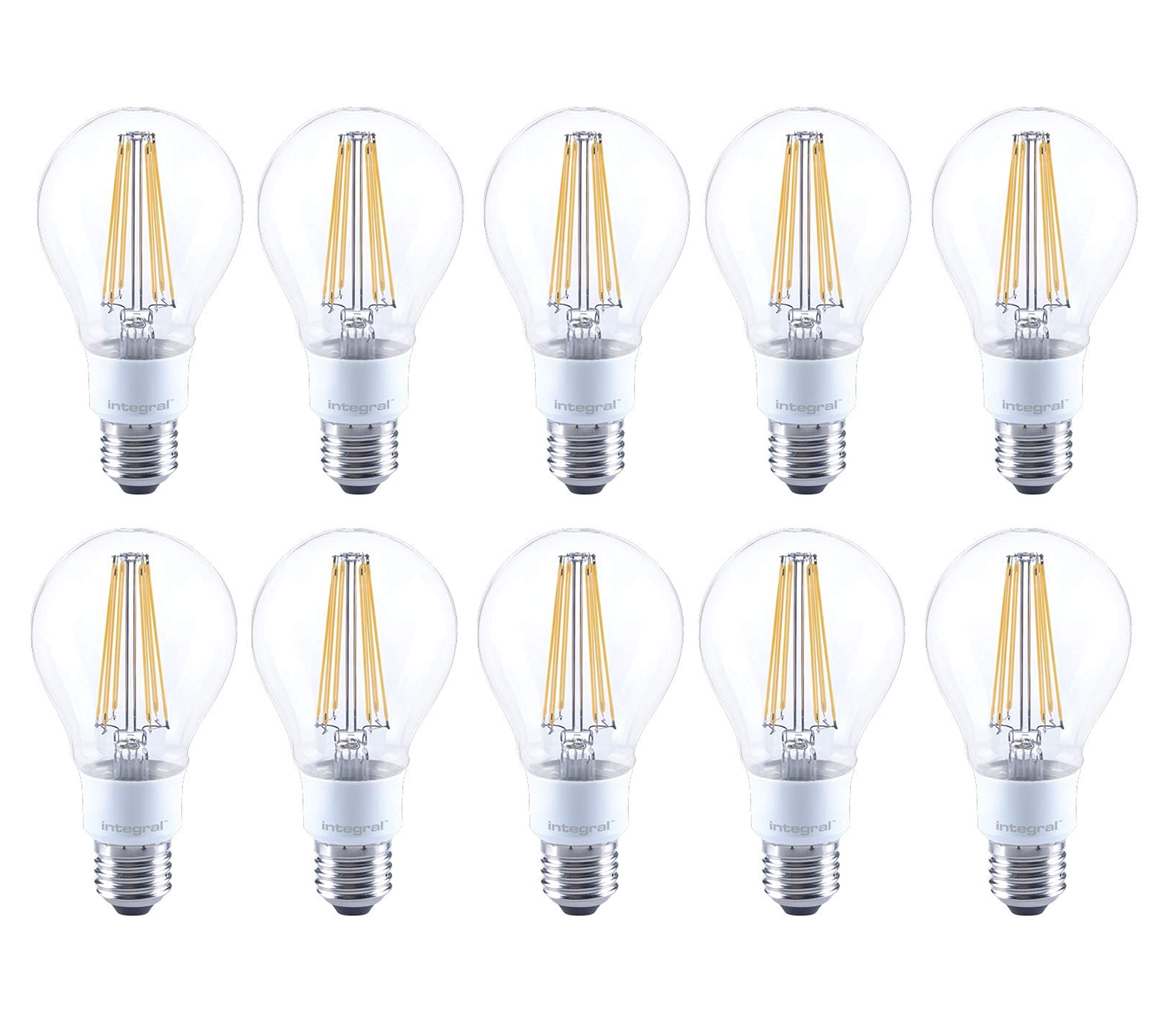 Integral Classic Globe (GLS) Filament Omni-Lamp E27 12W (100W) 2700K 1521lm E27 Dimmable 300 deg Beam Angle (Pack o 10)