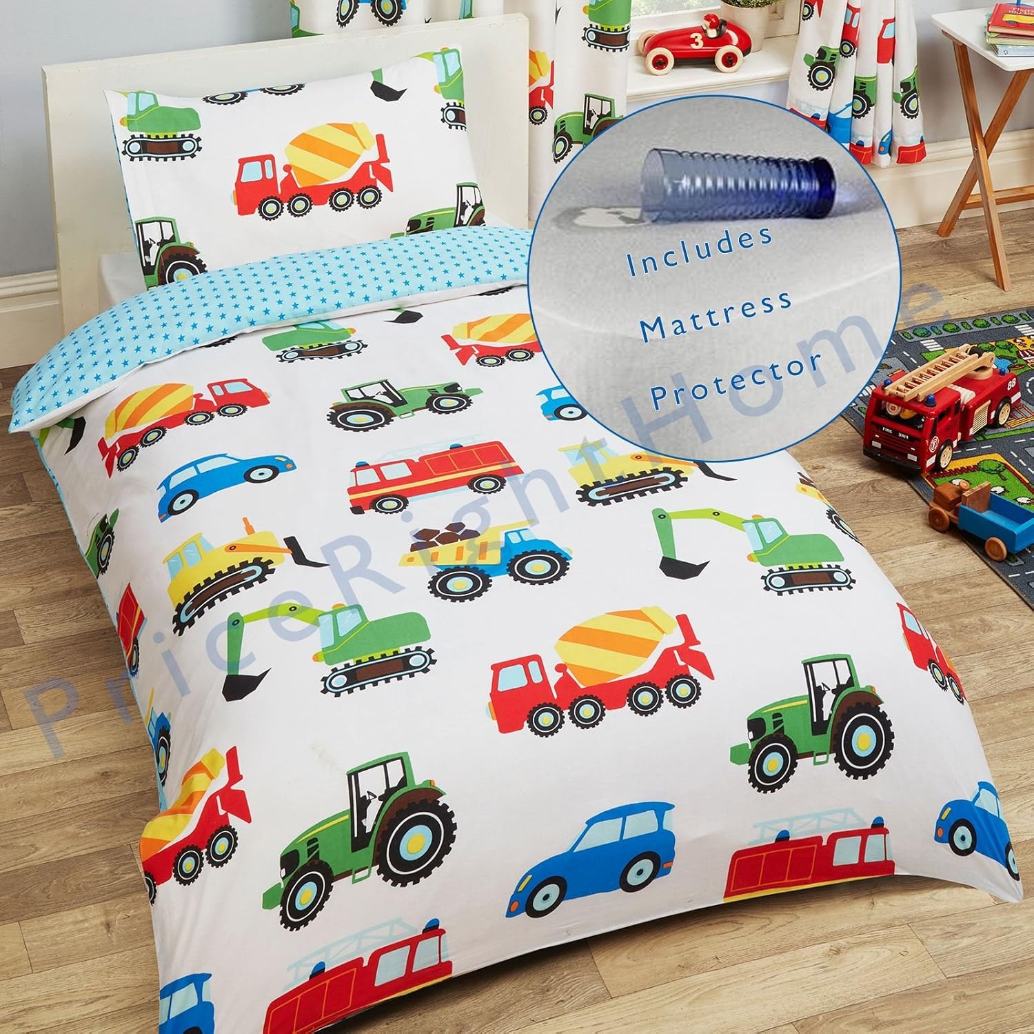 Amazon.com: Camiones y transporte Junior/Cama Infantil de ...