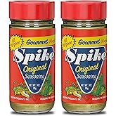 Spike Original All-Purpose Seasoning Salt, Herb, Veggie & Spice Blend 2-Pack – MSG-Free Seasonings & Spices, 3 Oz Ea