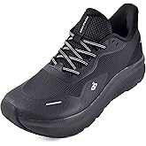 JACKSHIBO Slip in Men Hands Free Shoes Wide Toe Box Slip On Walking Running Tennis Athletic Sneakers Arch Support Plantar Fasciitis Orthopedic Shoes with Metatarsal Pads Cushion Thick Zero Drop Sole