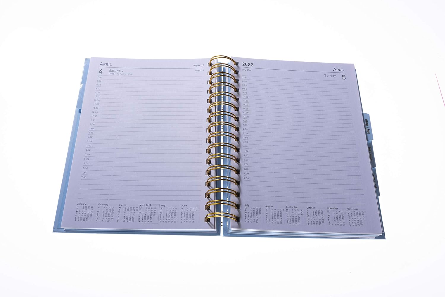 Collins Scandi A5 Day To Page 2021/22 Mid Year Diary - Pink - Image 5