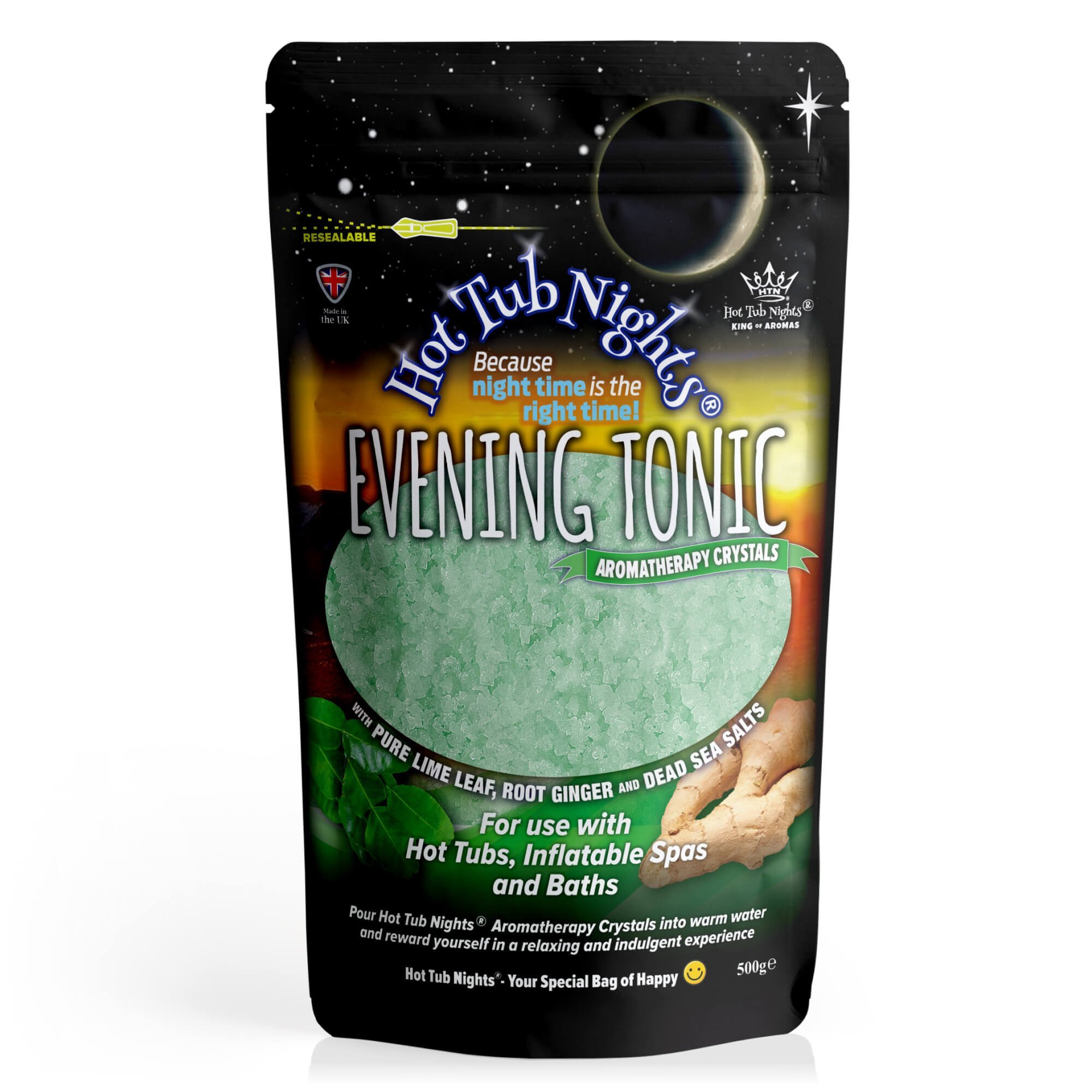 Hot Tub Nights (Evening Tonic) Aromatherapy Crystals Vegan (500g)