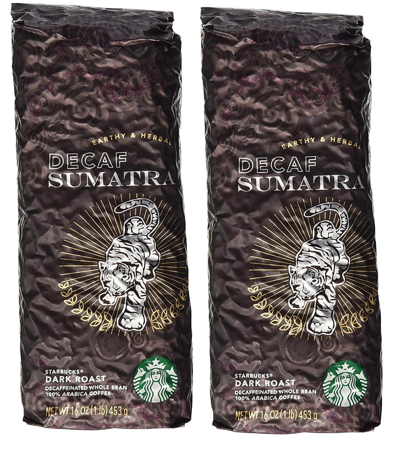 Starbucks Decaf Sumatra, Whole Bean Coffee 2