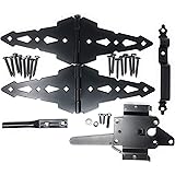 Heavy duty barn door hinges