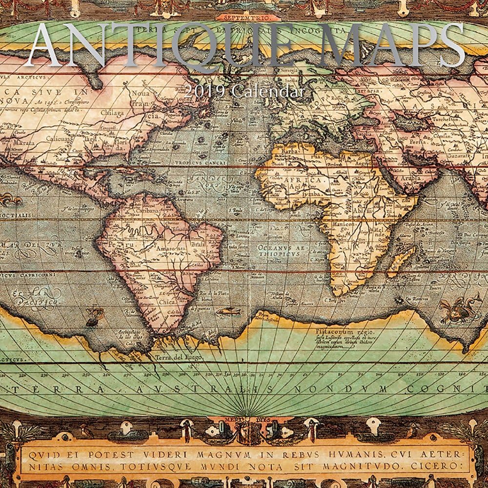 2019 Antique Maps - 12 x 12 Wall Calendar