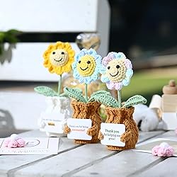 YOOJEE Thank You Crochet Sunflower Pot – "Thank