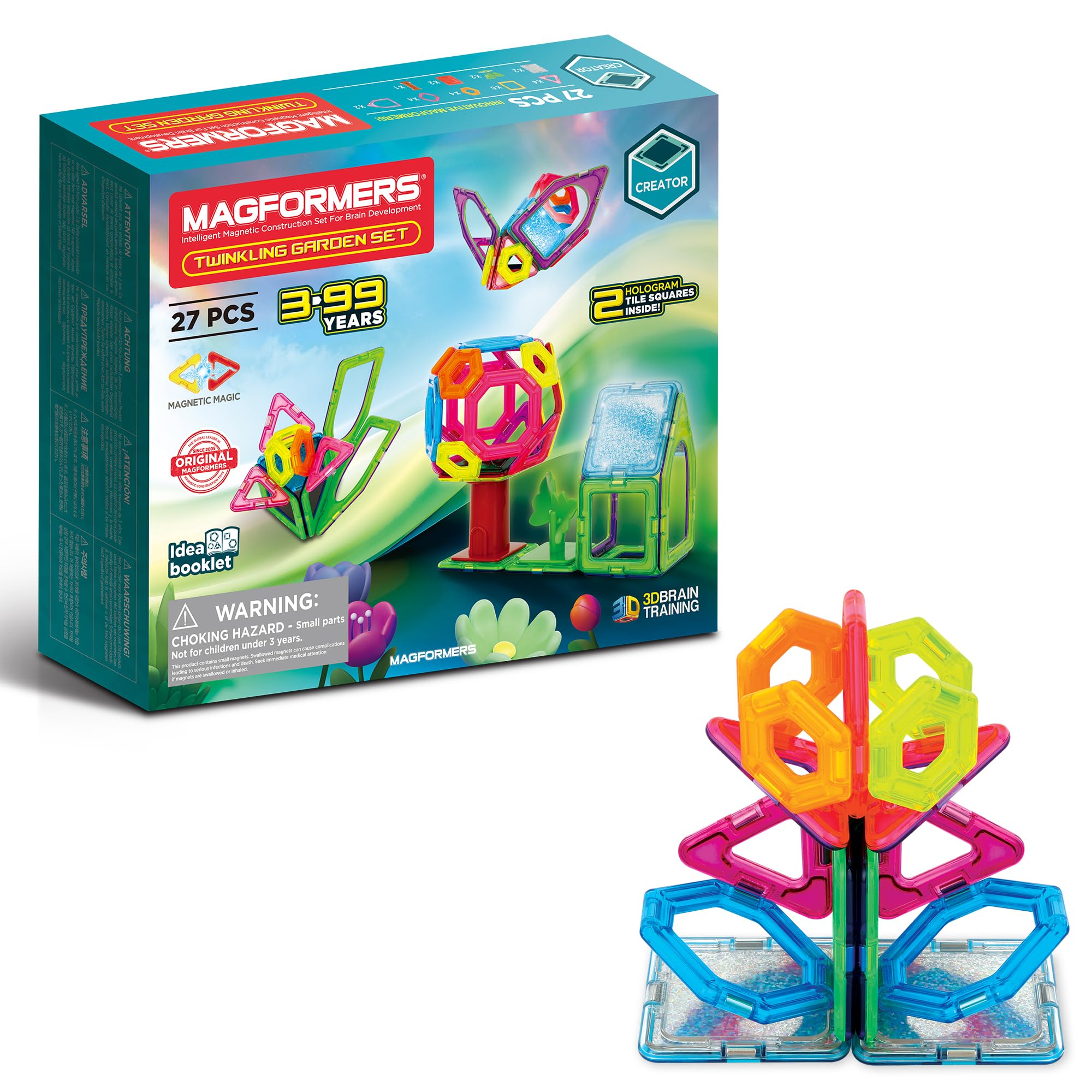 Magformers Twinkling Garden magnetic construction set