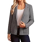 GRACE KARIN Blazer for Women Business Casual, Long Sleeve Sweater Blazers 2025, Knit Office Work Outfits