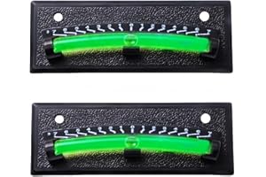 MALLORYX RV Level Bubble - Graduated Scale Stick On Leveling System | High Visibility Bubble for Camper, Trailer, Caravan & RV - Precision Adhesive Mounted Level 2 Pack