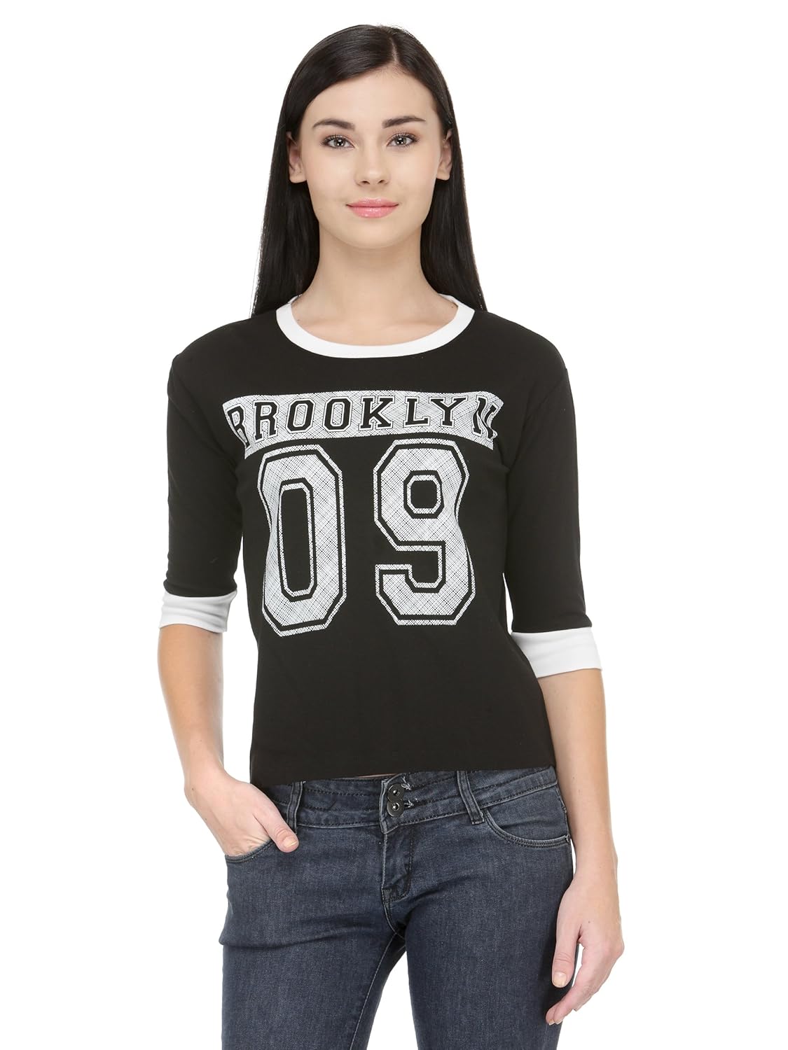 unshackled women's striped t-shirt