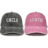 GDIQ Men Women Couple Matching Baseball Hat for Grandpa Grandma Abuela Abuelo Hubby Wifey Uncle and Auntie
