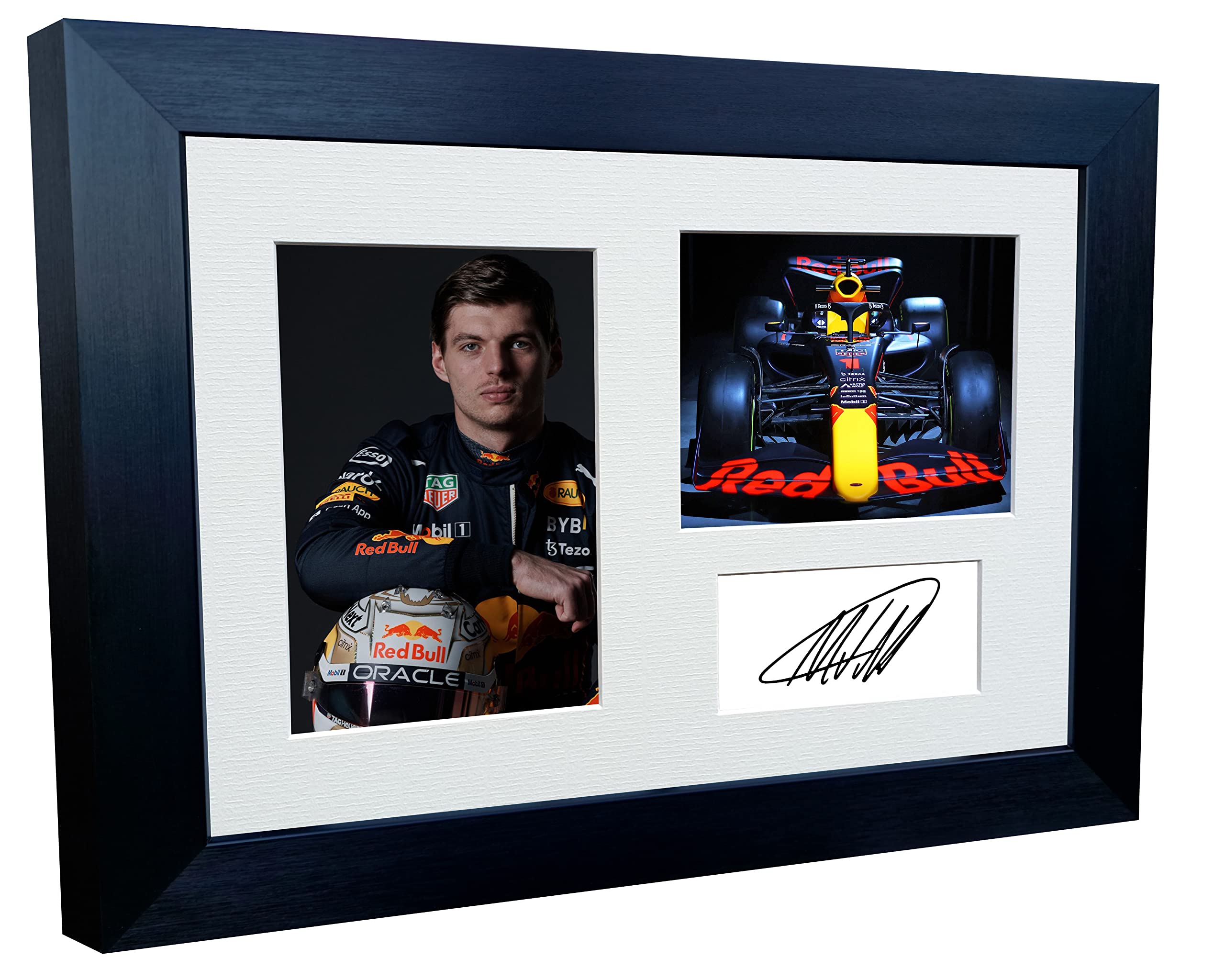 Kitbags & Lockers 12x8 A4 Max Verstappen Red Bull Autographed Signed Photo Photograph Picture Frame F1 Formula One Poster Gift