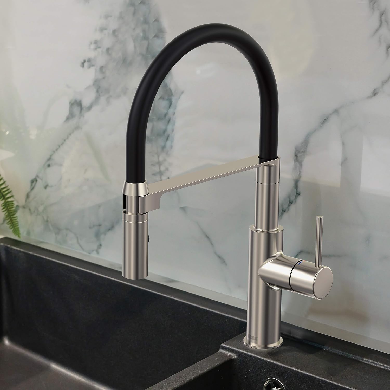 Lenz NALU kitchen faucet nickel-matt 46070422