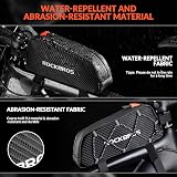 ROCKBROS Top Tube Frame Bag 1L Reflective 210D Pouch MTB Road E-Bike view 5
