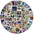 65 PCS Goosebumps Stickers Horror Thriller Aesthetic Waterproof Vinyl Sticker for Water Bottle Laptop Phone Scrapbooking Journaling for Adults Teens Kids for Party Supply Favor Decor