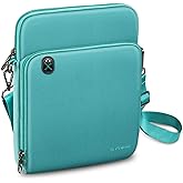 FINTIE 11 Inch Tablet Sleeve Case, Briefcase Shoulder Bag for 11" iPad (A16) 2025, Air M3 M2 2025/2024, 10.9" iPad 10th Gen, 10.9" Air 5/4, Galaxy Tab, Aqua Green