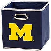 Franklin Sports NCAA College Team Fabric Storage Cubes Made to Fit Storage Bin Organizers