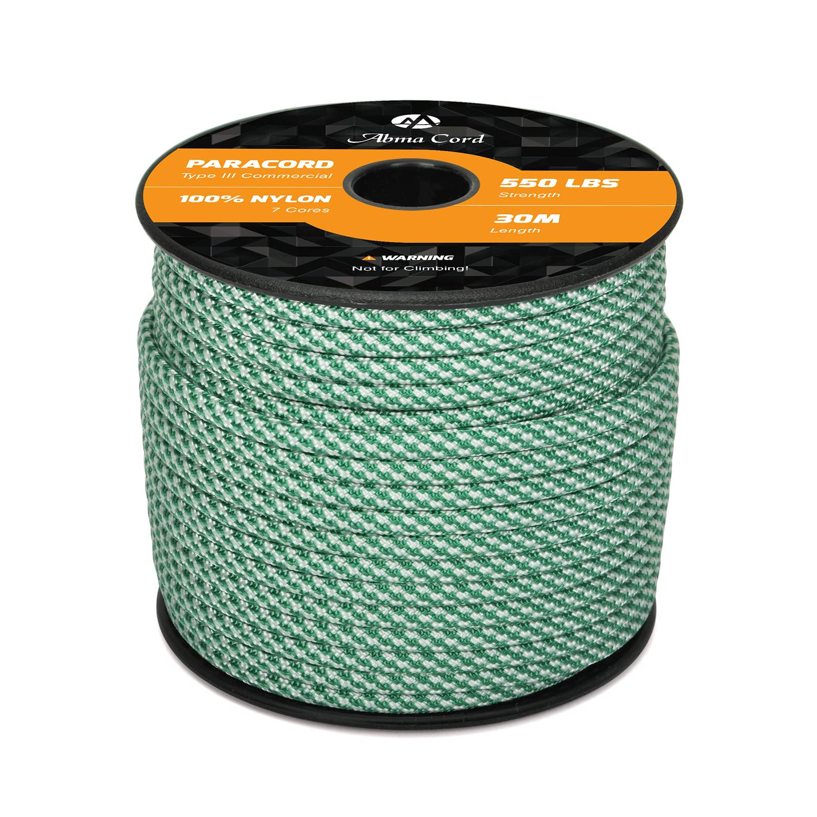 Abma Cord Paracord 550 4mm Nylon Rope Type III 7 Strands Parachute Cord - Max. 250kg (550lbs)