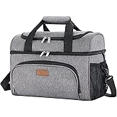 Lifewit Insulated Cooler Bag, 32/48 Can Large Leakproof Beach Cooler, Lightweight Portable Double Layer Soft-Sided Travel Ice Chest for Camping, Kayaking, Road Trips, Grocery Shopping
