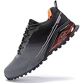 Kricely Men's Trail Running Shoes Fashion Walking Hiking Sneakers for Men Tennis Cross Training Shoe Outdoor Snearker Mens Casual Workout Footwear