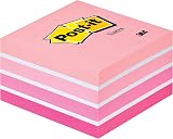 Post-it Notes Cube Pastel Colors Collection 450 Sheets 76 mm x 76 mm Pink White view 4
