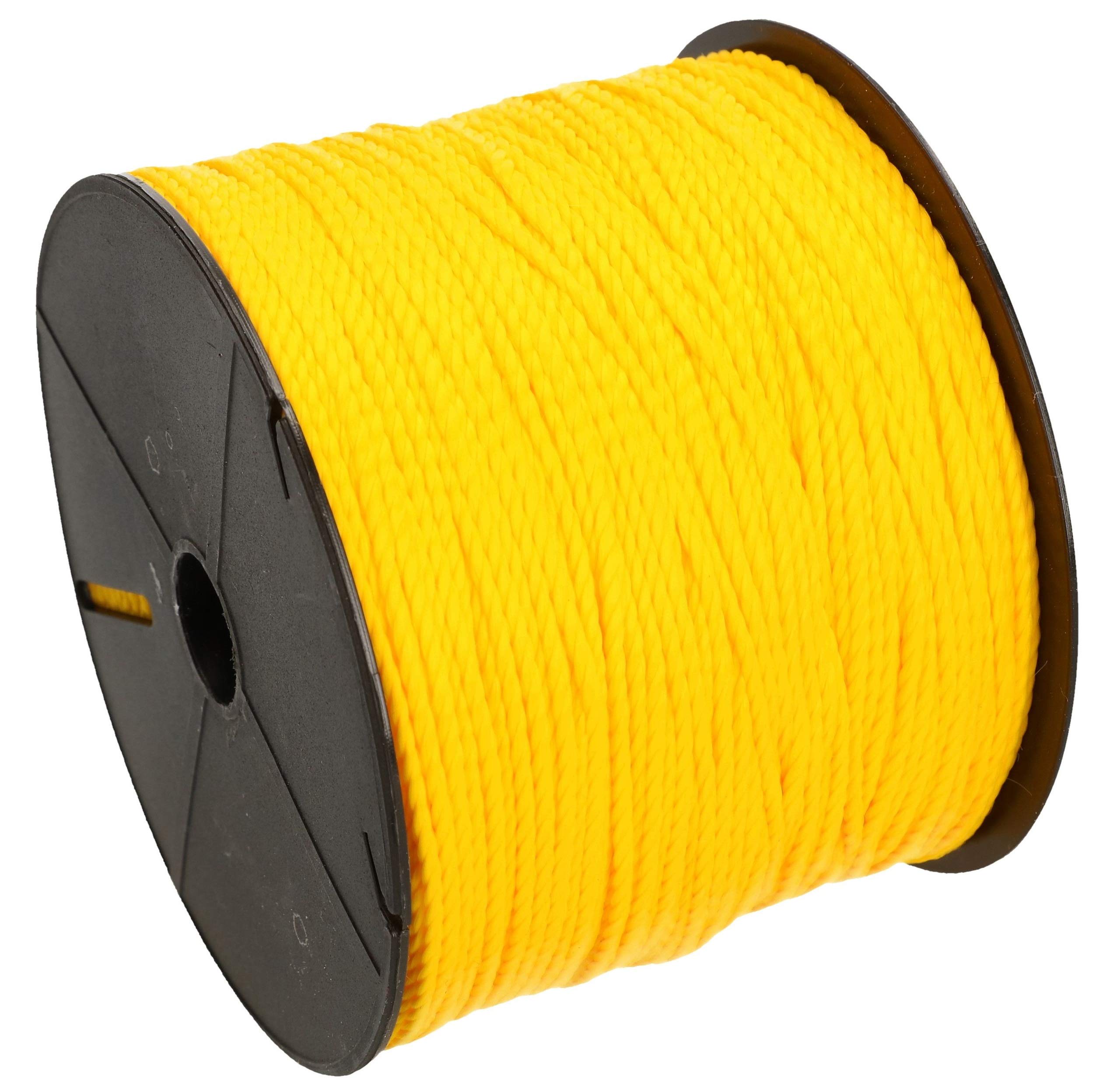 KOTARBAU® Tear-Resistant Masonry Line 200 m Construction Line Guiding Line Construction Line Solder Cord Plaster Cord Mason Rope Plumb Line