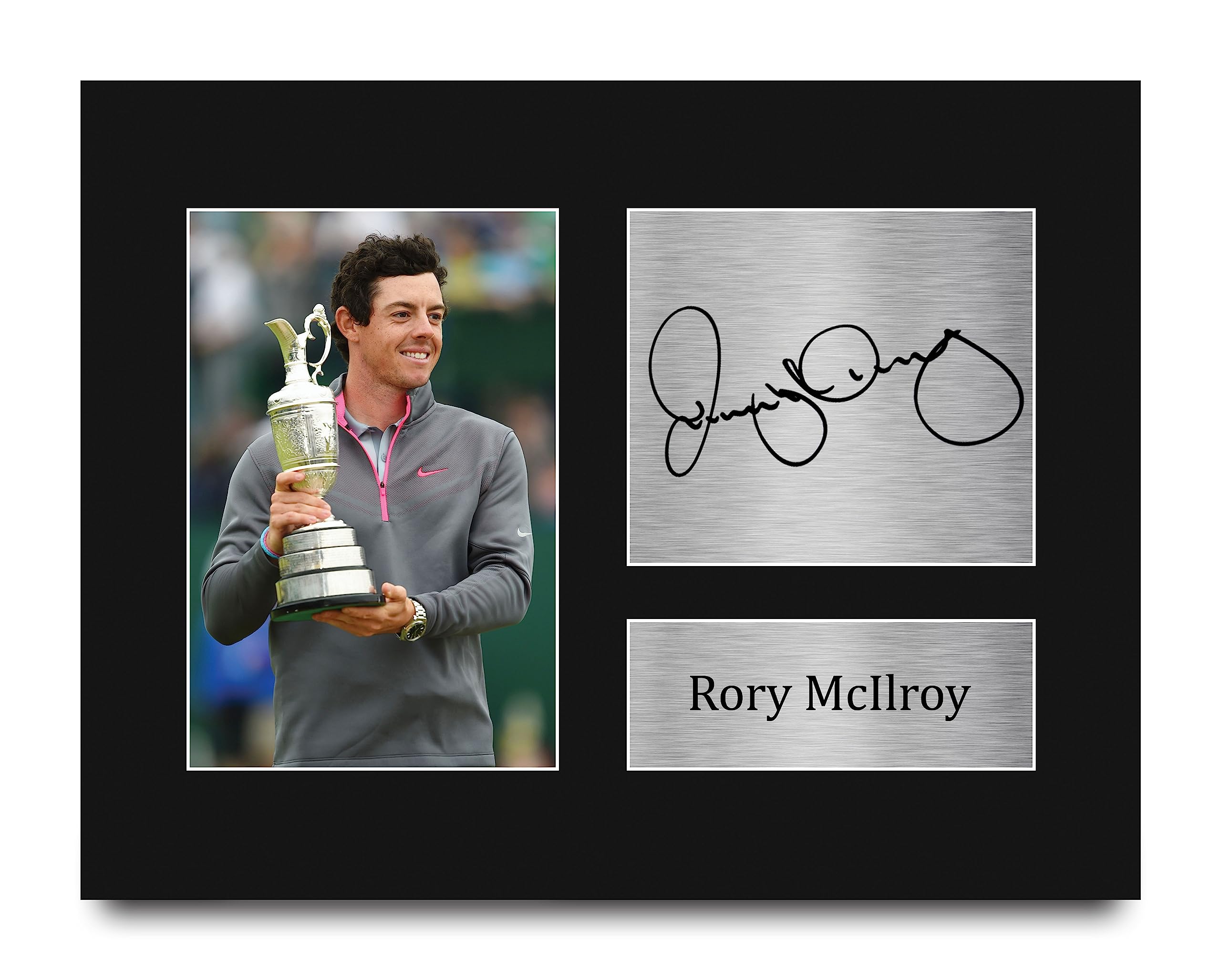 Photo 1 of HWC Trading Rory McIlroy Gifts Signed Printed Autograph Golf Photo Display - US Letter Size
