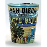 San Diego California Scrapbook Shot Glass