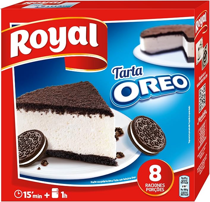 Royal Tarta Oreo No Horno - 215 g: Amazon.es: Alimentación y bebidas