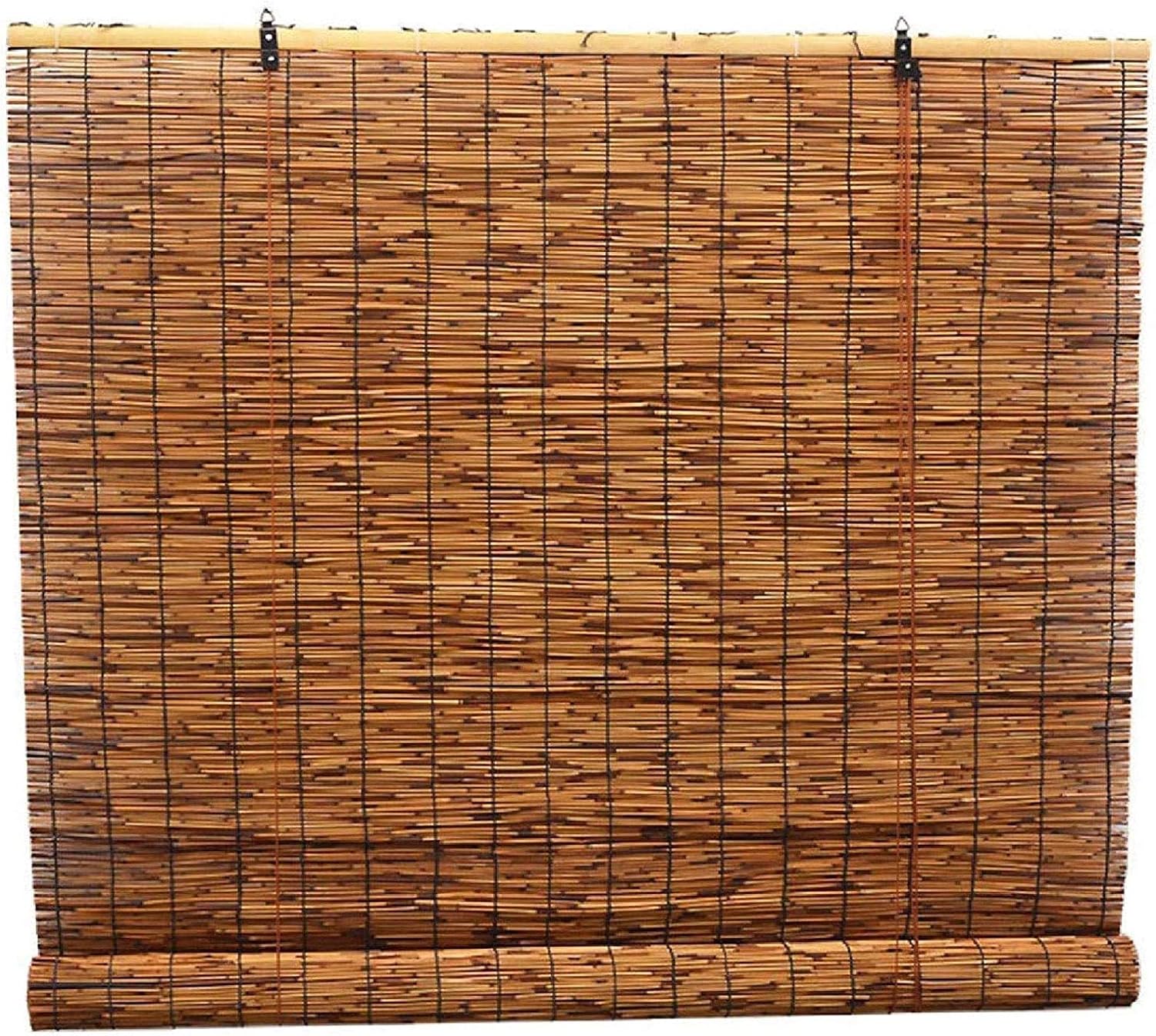 FXDCQC Reed Curtain Roll Up, 100 Natural Reed Roller Blinds, Widely