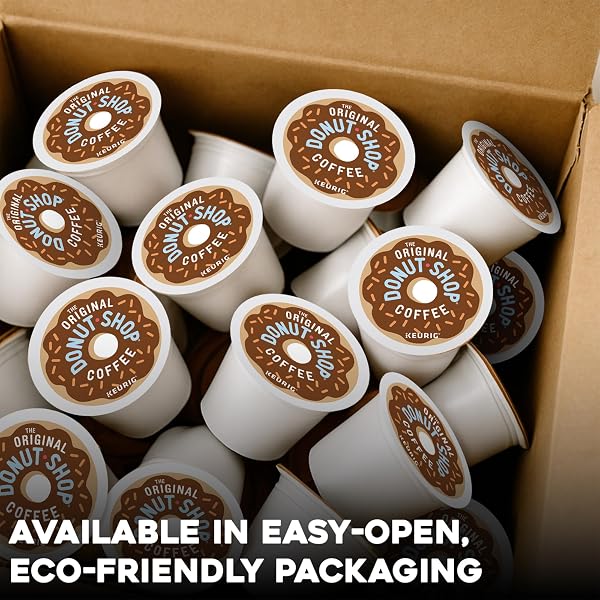 THE ORIGINAL DONUT SHOP REGULAR KEURIG SINGLE-SERVE K-CUP PODS, MEDIUM ROAST COFFEE, 72 COUNT
