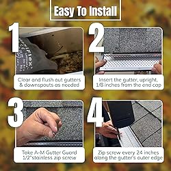 A-M Gutter Guard - Heavy Duty Lifetime Quality