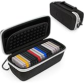 CASEMATIX Game Case Holder Compatible With Gameboy Color and Original Gameboy Cartridges, Fits 22 Game Boy Games In Protective Impact Resistant Carrying Case