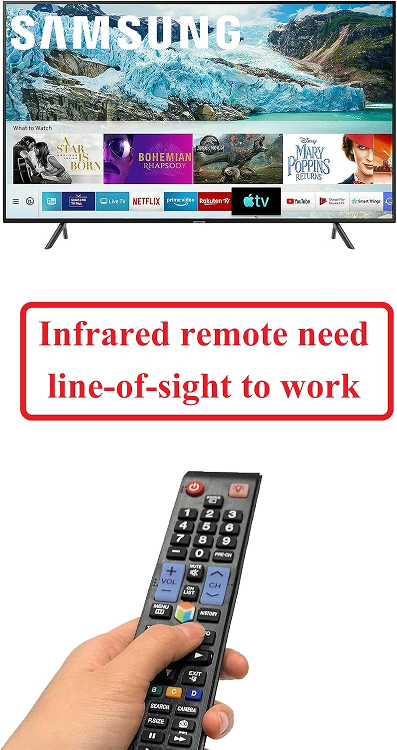 Replacement Remote Control For Samsung Lcd Led Hdtv 3d Smart Tv 59 a Amazon Com Home Audio Theater