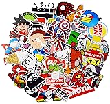 Neuleben Sticker Pack 100-Pcs Sticker Decals Vinyls for Laptop,Kids,Cars,Motorcycle,Bicycle,Skateboard Luggage,Bumper Stickers Hippie Decals bomb Waterproof … (sticker-8)