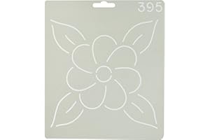 Quilting Creations Floral Design Quilt Stencil, 6"