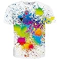 Hgvoetty Unisex Stylish 3D Printed Shirts Short Sleeve Graphic T-Shirts Tops Tees for Men and Women