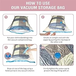 Cozy Essential 6 Pack XXL Jumbo Vacuum Storage