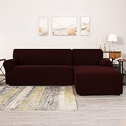 CHUN YI Stretch Sectional Couch Covers Soft L