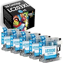 Lot De 6 Cartouches D'encre Compatible Brother - Cyan, Magenta, Jaune - Haute Capacité