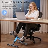 RYGEO Mini Exercise Bike for Arm & Leg Workouts - Home/Office Use view 7