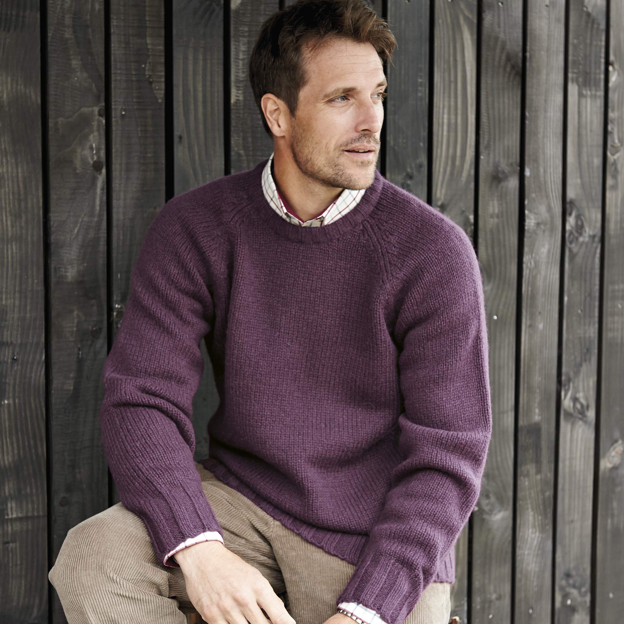 Samuel Windsor Men's Chunky Wool Knit 
