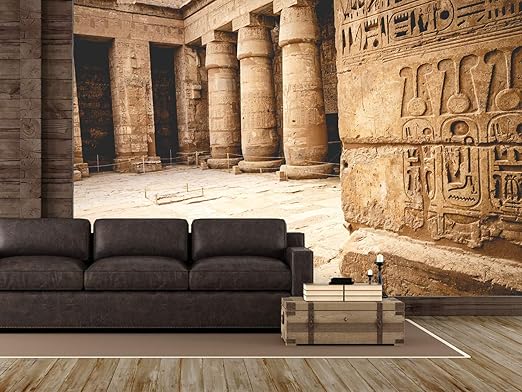 Fotomural Vinilo Para Pared Templo De Medinet Habu Egipto