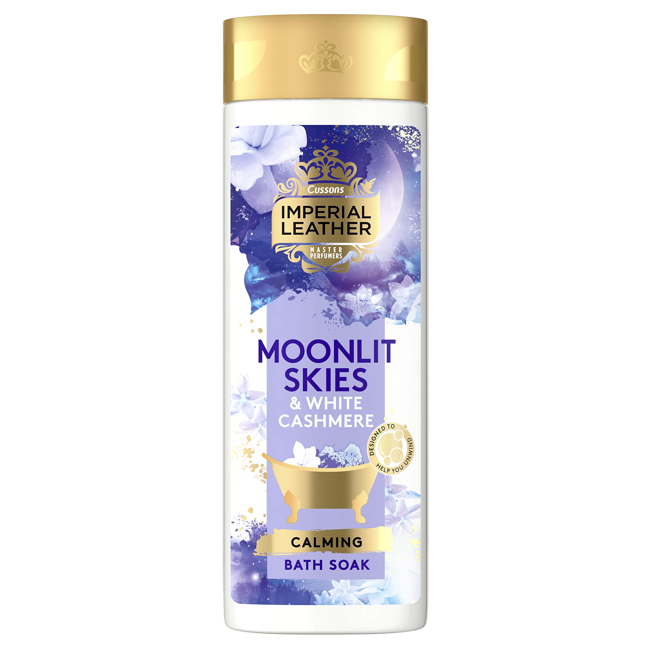 Imperial Leather Bubble Bath Moonlit Skies & White Cashmere Calming Bath Cream, Multipack of 6 x 500 ml — image 1