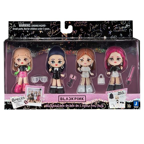 BlackPink Ddu-Du Ddu-Du, Featuring 3-inch Lisa, Jisoo, Rosé, and
