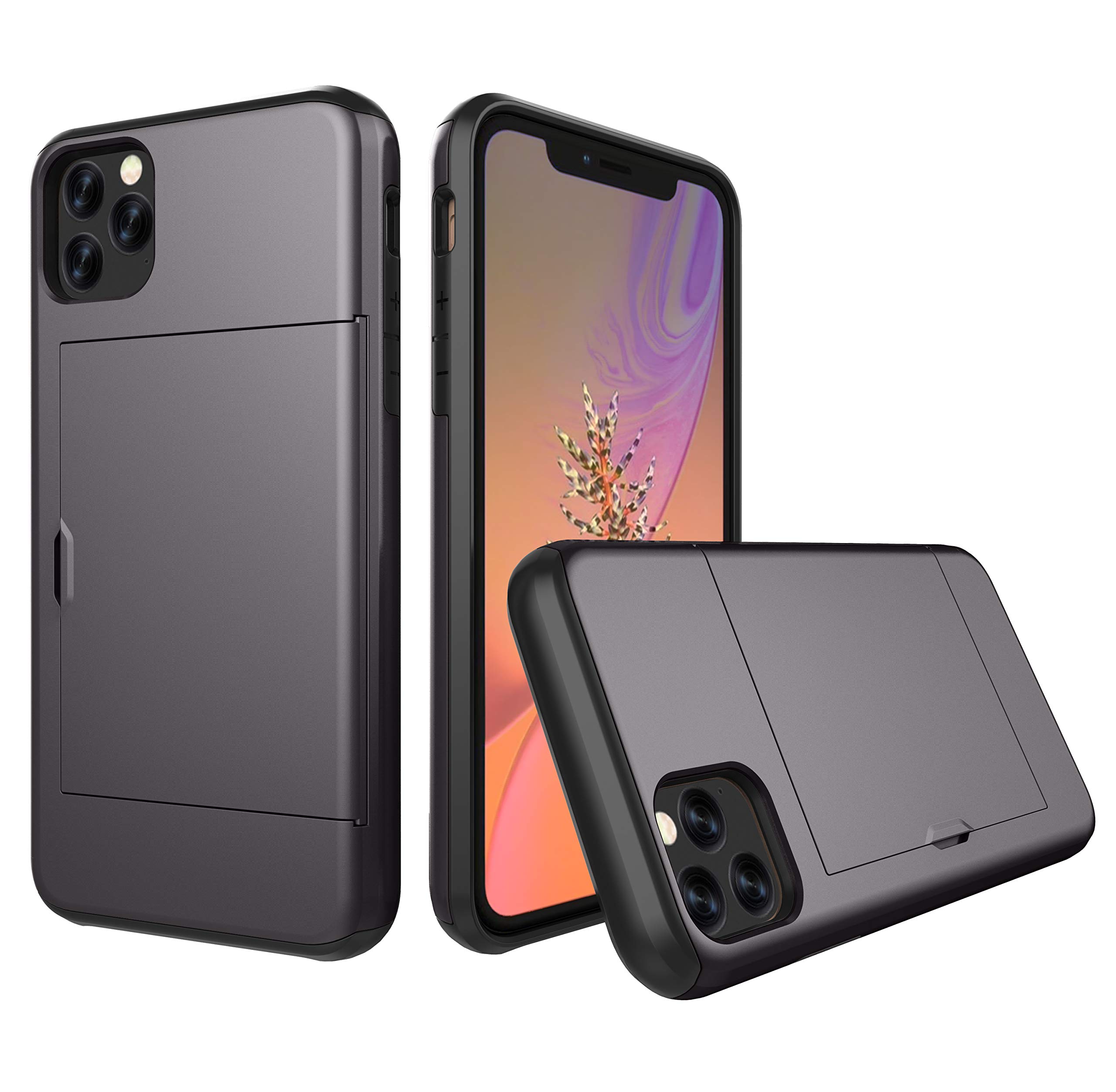 Lobwerk Protective Case for Apple iPhone 11 Pro 2019 5.8 Inch Ultra Slim Case with Credit Card Bumper