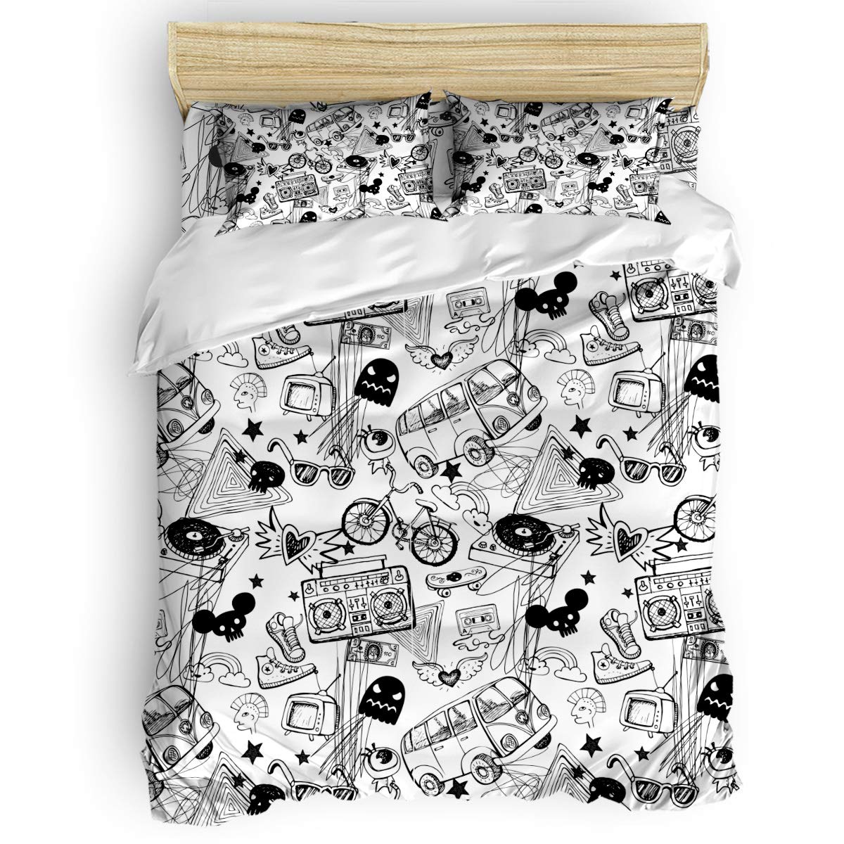 Amazon Com Charmhome Comfortable Duvet Cover Set Modern Style